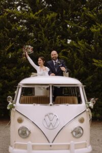 Volkswagen T1 de boda an Mas D'Alzedo