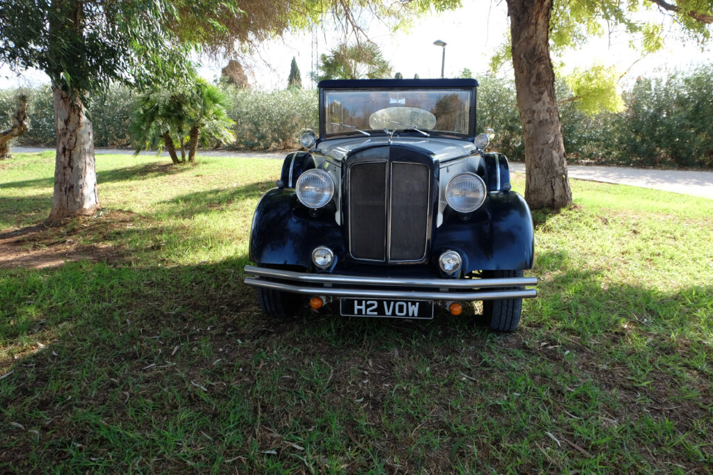 coche clásico de bodas